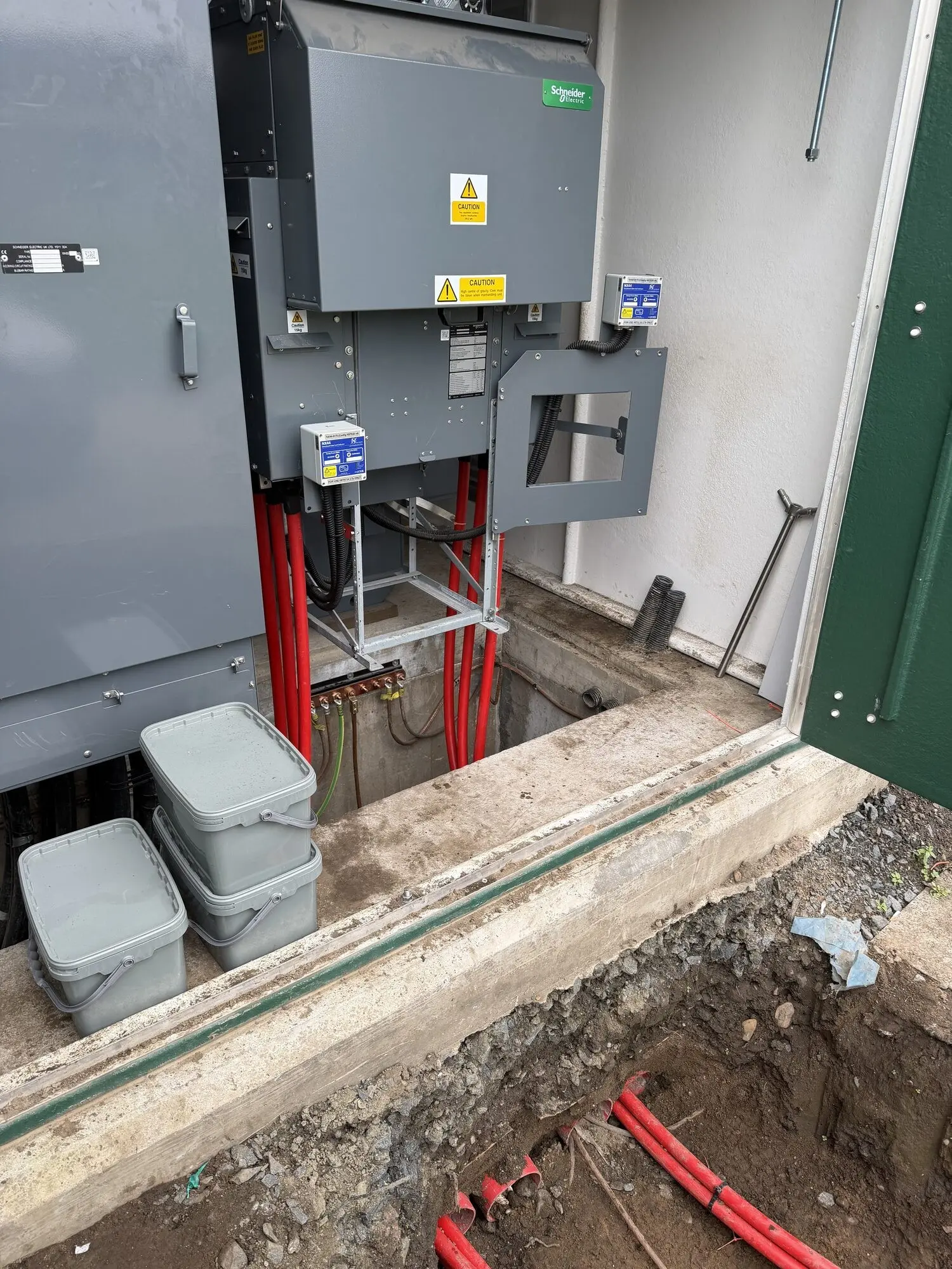 TMRF cable jointing work on site